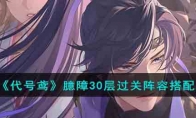 《代号鸢》攻略——臆障30层过关阵容搭配